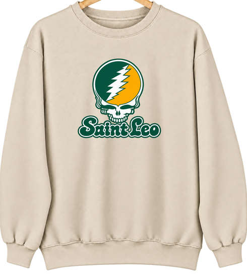 Saint Leo Stealie Premium Unisex Crewneck — Design: Saint Leo University — Sand