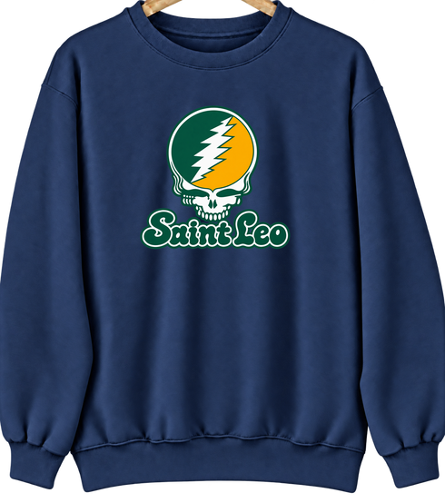 Saint Leo Stealie Premium Unisex Crewneck — Design: Saint Leo University — Navy