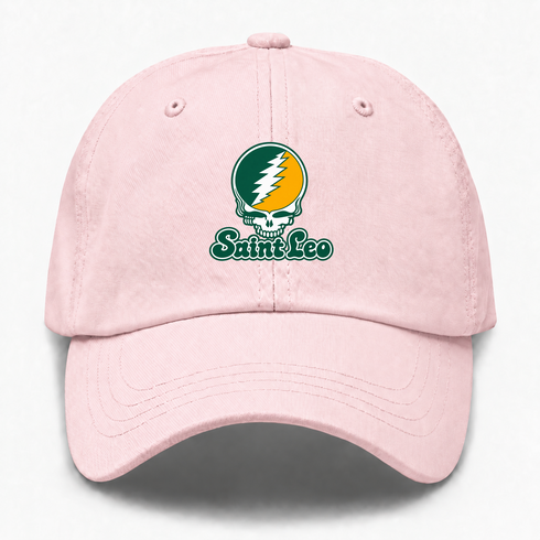 Saint Leo Stealie Premium Unisex Dad Hat — Design: Saint Leo University — Pink