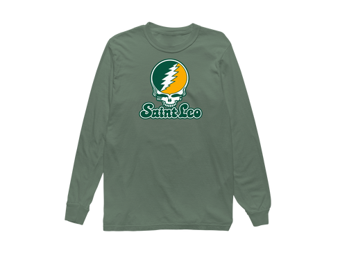Saint Leo Stealie Premium Unisex Long-Sleeve — Design: Saint Leo University — Light Green