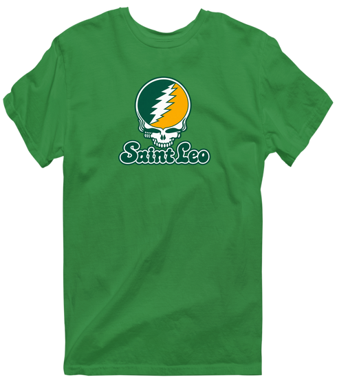 Saint Leo Stealie Premium Unisex T-Shirt — Design: Saint Leo University — Irish Green