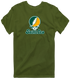 Saint Leo Stealie Premium Unisex T-Shirt — Design: Saint Leo University — Military Green