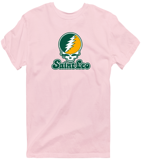 Saint Leo Stealie Premium Unisex T-Shirt — Design: Saint Leo University — Light Pink