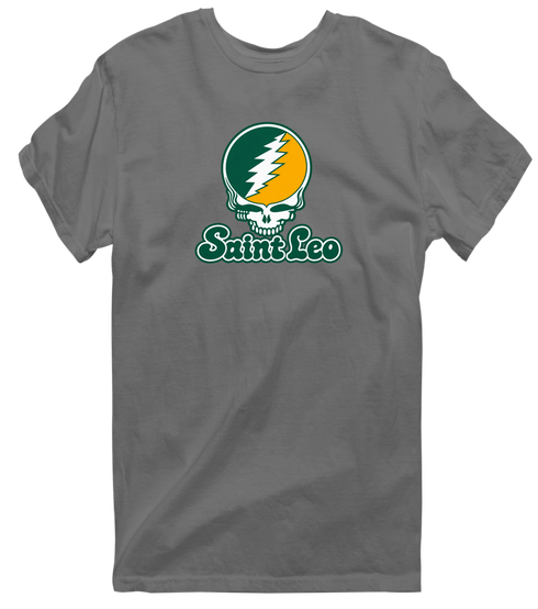 Saint Leo Stealie Premium Unisex T-Shirt — Design: Saint Leo University — Charcoal