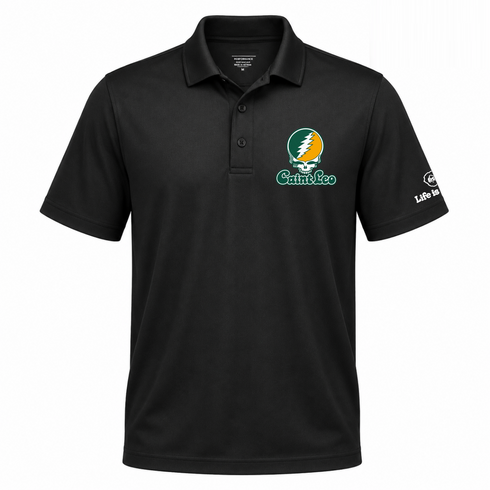Saint Leo Stealie Premium Unisex Polo — Design: Saint Leo University — Black
