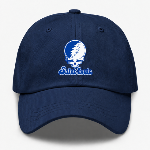 Saint Louis Stealie Premium Unisex Dad Hat — Design: Saint Louis University — Navy
