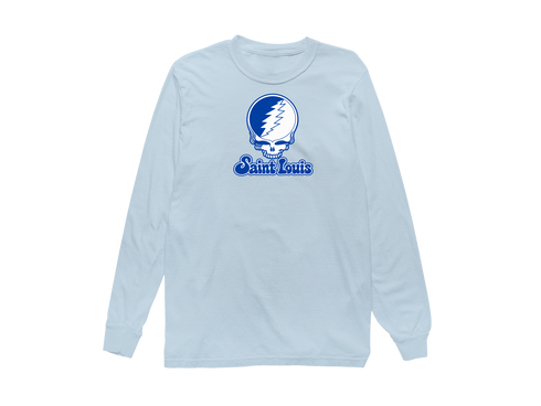 Saint Louis Stealie Premium Unisex Long-Sleeve — Design: Saint Louis University — Chambray