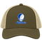Saint Louis Stealie Premium Unisex Trucker Cap — Design: Saint Louis University — Moss/Khaki
