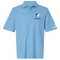 Saint Louis Stealie Premium Unisex Polo — Design: Saint Louis University — Blue