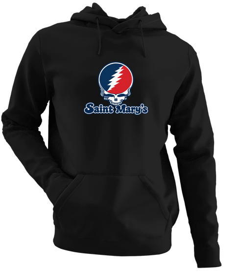 Saint Mary’s Stealie Premium Unisex Hoodie — Design: Saint Mary’s College of California — Black