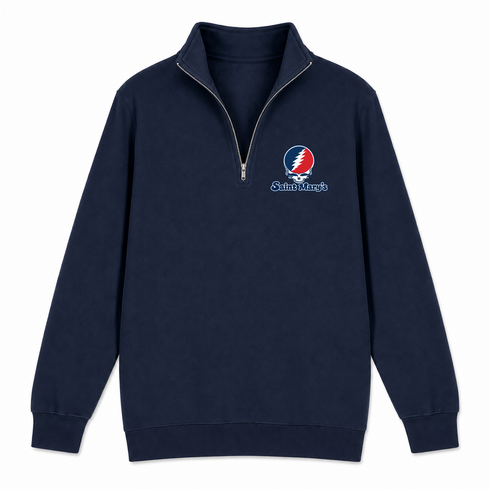 Saint Mary’s Stealie Premium Unisex Quarter-Zip — Design: Saint Mary’s College of California — Navy