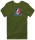 Saint Mary’s Stealie Premium Unisex T-Shirt — Design: Saint Mary’s College of California — Military Green