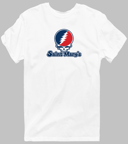 Saint Mary’s Stealie Premium Unisex T-Shirt — Design: Saint Mary’s College of California — White