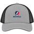 Saint Mary’s Stealie Premium Unisex Trucker Cap — Design: Saint Mary’s College of California — Heather Grey/Black