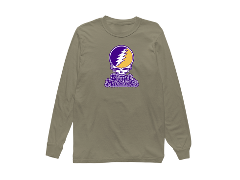 Saint Michaels Stealie Premium Unisex Long-Sleeve — Design: Saint Michael's College — Sandstone