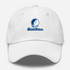Saint Peters Stealie Premium Unisex Dad Hat — Design: Saint Peters University — White