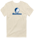 Saint Peters Stealie Premium Unisex T-Shirt — Design: Saint Peters University — Sand