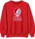 Saint Xavier Stealie Premium Unisex Crewneck — Design: Saint Xavier of Georgia — Red