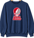 Saint Xavier Stealie Premium Unisex Crewneck — Design: Saint Xavier of Georgia — Navy