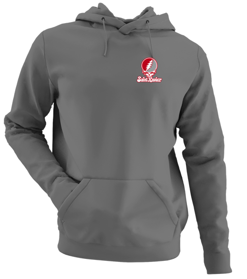 Saint Xavier Stealie Premium Unisex Hoodie — Design: Saint Xavier University — Charcoal