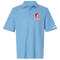 Saint Xavier Stealie Premium Unisex Polo — Design: Saint Xavier University — Blue