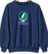 Salve Stealie Premium Unisex Crewneck — Design: Salve Regina University — Navy