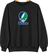 Salve Stealie Premium Unisex Crewneck — Design: Salve Regina University — Black