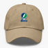 Salve Stealie Premium Unisex Dad Hat — Design: Salve Regina University — Khaki
