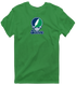 Salve Stealie Premium Unisex T-Shirt — Design: Salve Regina University — Irish Green