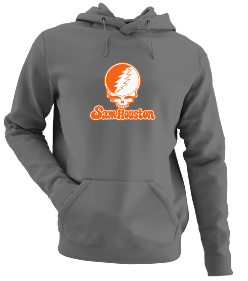 Sam Houston Stealie Premium Unisex Hoodie — Design: Sam Houston State University — Charcoal