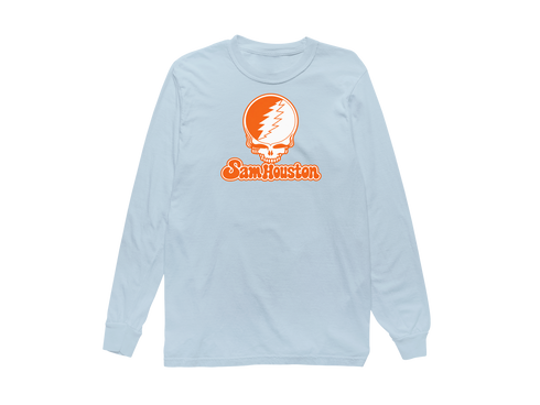 Sam Houston Stealie Premium Unisex Long-Sleeve — Design: Sam Houston State University — Chambray