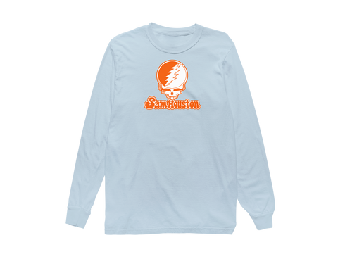 Sam Houston Stealie Premium Unisex Long-Sleeve — Design: Sam Houston State University — Chambray