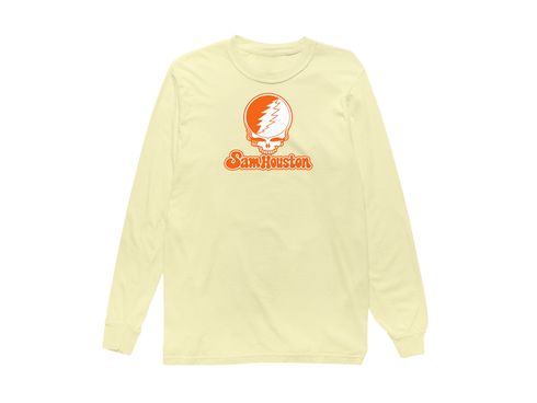 Sam Houston Stealie Premium Unisex Long-Sleeve — Design: Sam Houston State University — Butter