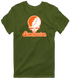 Sam Houston Stealie Premium Unisex T-Shirt — Design: Sam Houston State University — Military Green