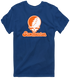 Sam Houston Stealie Premium Unisex T-Shirt — Design: Sam Houston State University — Navy
