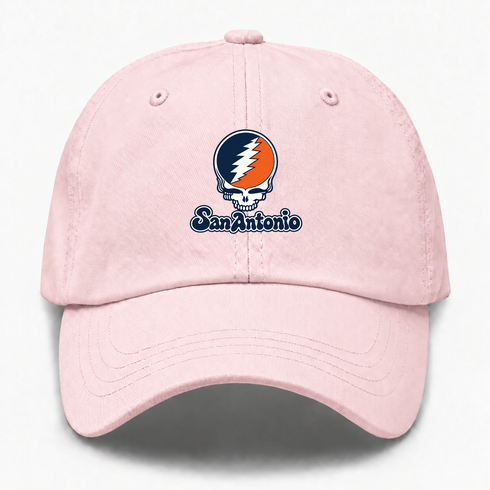 San Antonio Stealie Premium Unisex Dad Hat — Design: Texas at San Antonio The University of — Pink