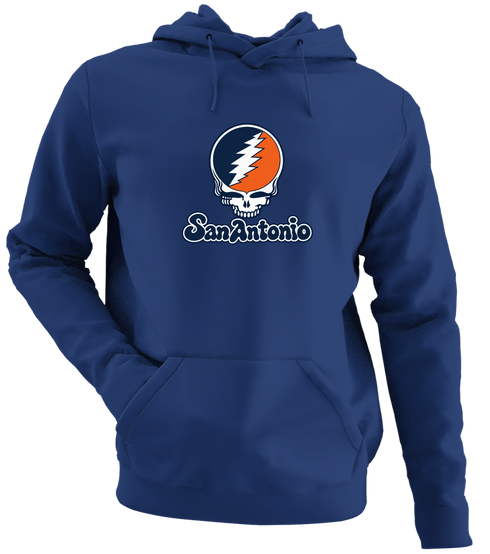 San Antonio Stealie Premium Unisex Hoodie — Design: Texas at San Antonio The University of — Navy