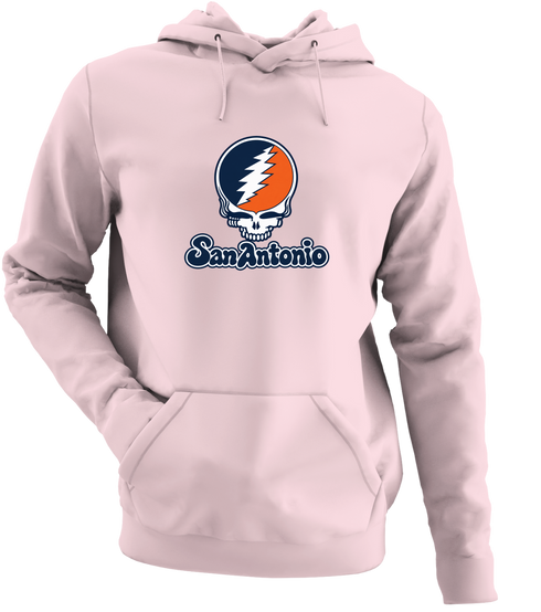 San Antonio Stealie Premium Unisex Hoodie — Design: Texas at San Antonio The University of — Light Pink