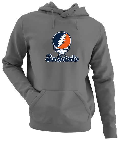 San Antonio Stealie Premium Unisex Hoodie — Design: Texas at San Antonio The University of — Charcoal