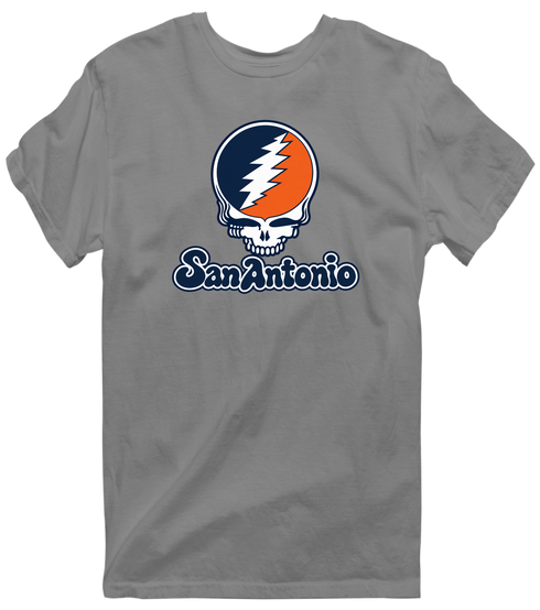 San Antonio Stealie Premium Unisex T-Shirt — Design: Texas at San Antonio The University of — Dark Heather