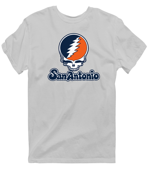 San Antonio Stealie Premium Unisex T-Shirt — Design: Texas at San Antonio The University of — Sport Grey