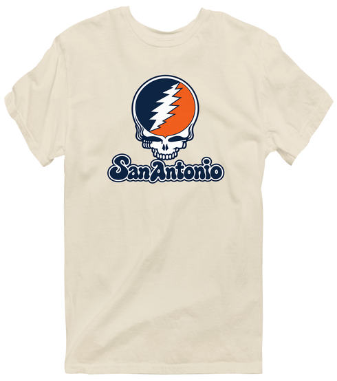 San Antonio Stealie Premium Unisex T-Shirt — Design: Texas at San Antonio The University of — Sand