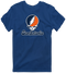 San Antonio Stealie Premium Unisex T-Shirt — Design: Texas at San Antonio The University of — Navy