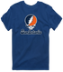 San Antonio Stealie Premium Unisex T-Shirt — Design: Texas at San Antonio The University of — Navy