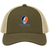 San Antonio Stealie Premium Unisex Trucker Cap — Design: Texas at San Antonio The University of — Moss/Khaki