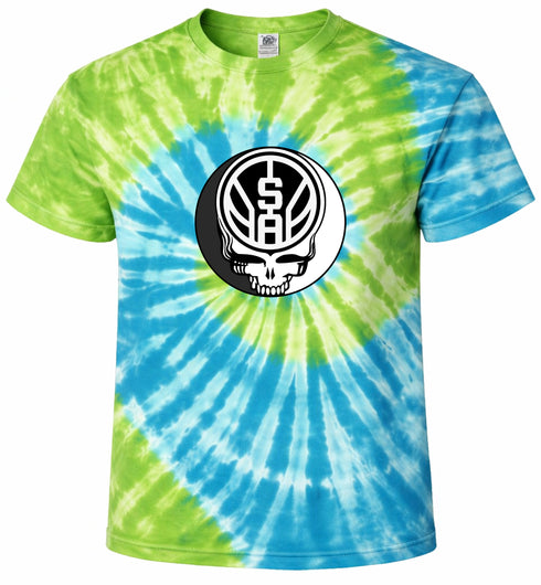 San Antonio Spurs Stealie Tie-Dye T-Shirt