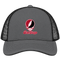 San Diego Stealie Premium Unisex Trucker Cap — Design: San Diego State University — Charcoal/Black