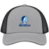 San Diego Stealie Premium Unisex Trucker Cap — Design: San Diego University of — Heather Grey/Black