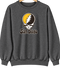 San Diego Baseball Stealie Grateful Dead Crewneck — San Diego Padres — Dark Heather