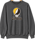San Diego Baseball Stealie Grateful Dead Crewneck — San Diego Padres — Dark Heather